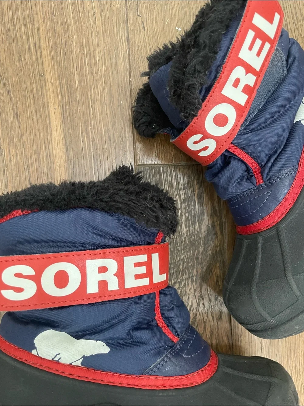 Sorel waterproof winter snow boots boy 13
